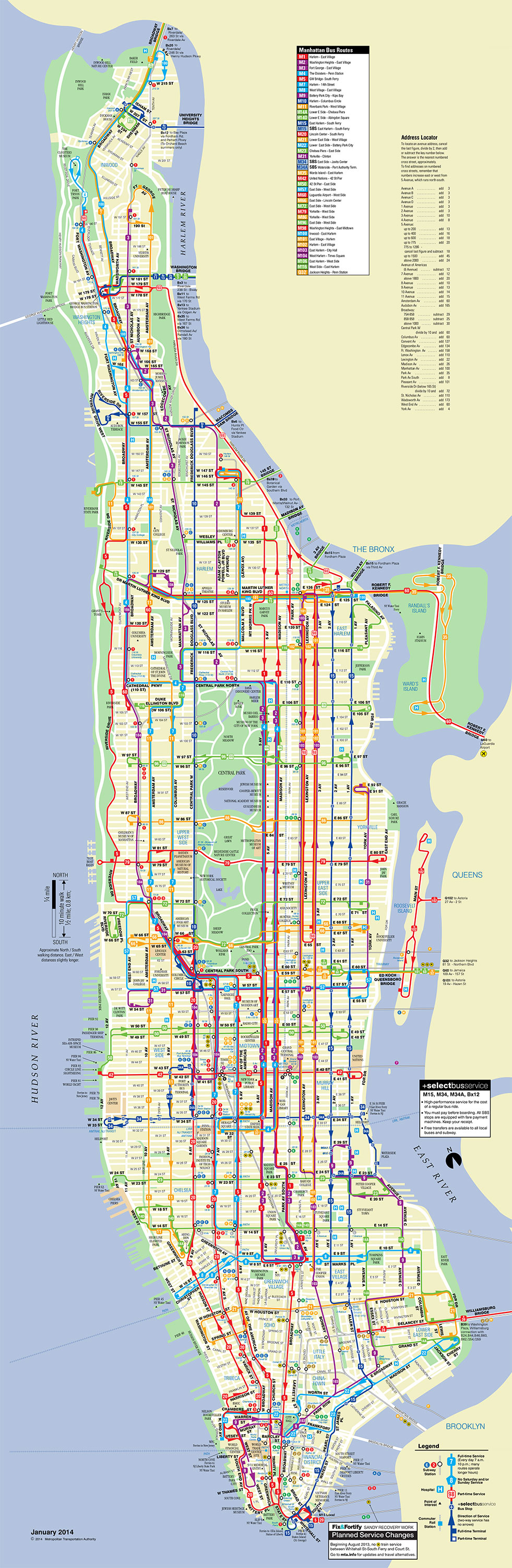 new york city bus trip planner