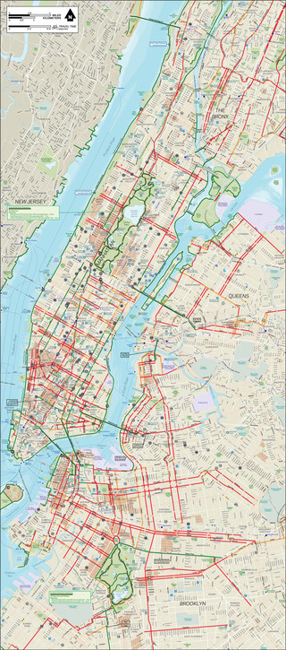 Plano de carriles bici de Nueva York
