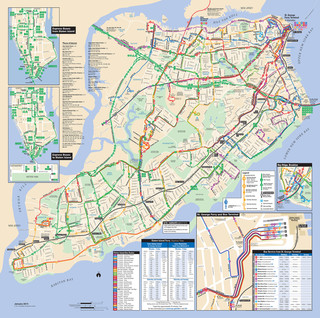 Plano de la red de autobus de Staten Island