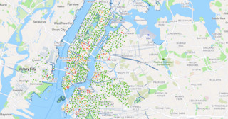 Plano de estaciones Citi Bike de Nueva York