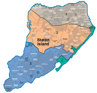 Plano de barrios de Staten Island