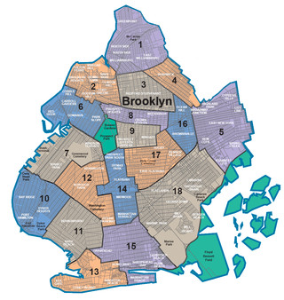 Plano de barrios de Brooklyn